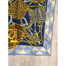 Gucci Authentic Vintage Designer Headscarf, Equestrian Animal Print-Designer headscarf-The Little Tichel Lady
