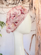 Embellished Hat - Size #1 Pink Textured Print
