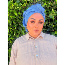 The Lived-In Headwrap - Denim-Long Wrap-The Little Tichel Lady