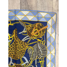 Gucci Authentic Vintage Designer Headscarf, Equestrian Animal Print-Designer headscarf-The Little Tichel Lady