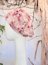 Embellished Hat - Size #1 Pink Textured Print