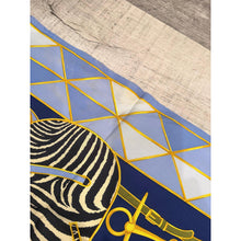 Gucci Authentic Vintage Designer Headscarf, Equestrian Animal Print-Designer headscarf-The Little Tichel Lady