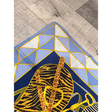 Gucci Authentic Vintage Designer Headscarf, Equestrian Animal Print-Designer headscarf-The Little Tichel Lady