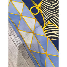 Gucci Authentic Vintage Designer Headscarf, Equestrian Animal Print-Designer headscarf-The Little Tichel Lady