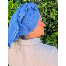 The Lived-In Headwrap - Denim-Long Wrap-The Little Tichel Lady