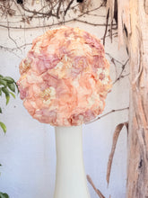 Embellished Hat - Size #1 Peach Textured Print