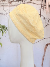 Embellished Hat - Size #1 Yellow Lace