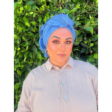 The Lived-In Headwrap - Denim-Long Wrap-The Little Tichel Lady
