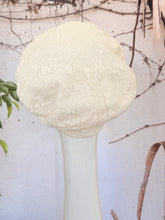 Embellished Hat - Size #1 Cream Lace