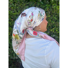 Gucci Authentic Designer Headscarf, Pink Flora Print-Designer headscarf-The Little Tichel Lady