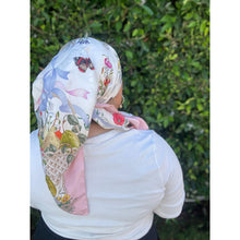Gucci Authentic Designer Headscarf, Pink Flora Print-Designer headscarf-The Little Tichel Lady