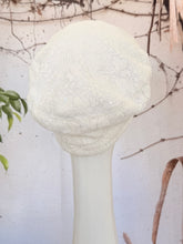 Embellished Hat - Size #1 Off-White Lace