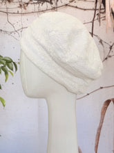 Embellished Hat - Size #1 Off-White Lace