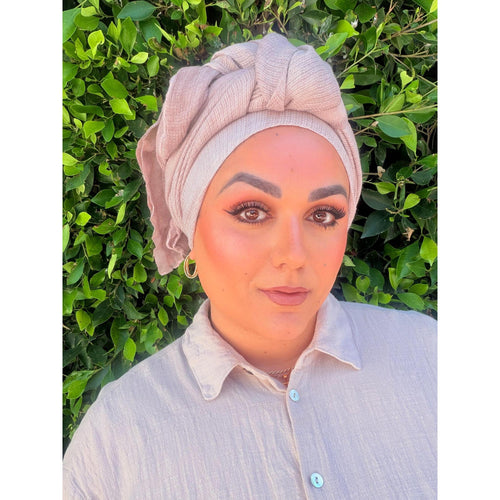 The Lived-In Headwrap - Antique Pink-Long wrap-The Little Tichel Lady