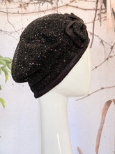 Embellished Hat - Size #2 Black Lace