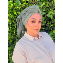The Lived-In Headwrap - Olive-Long Wrap-The Little Tichel Lady