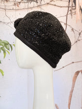 Embellished Hat - Size #2 Black Lace