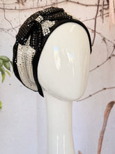 Embellished Hat - Size #2 Black/Silver