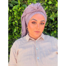 The Lived-In Headwrap - Antique Purple-Long Wrap-The Little Tichel Lady