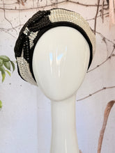 Embellished Hat - Size #2 Black/Silver