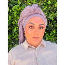 The Lived-In Headwrap - Antique Purple-Long Wrap-The Little Tichel Lady