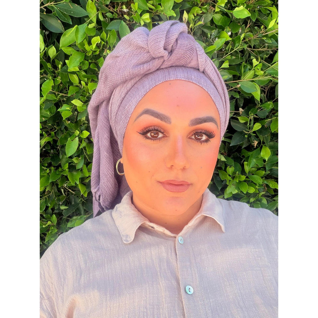 The Lived-In Headwrap - Antique Purple-Long Wrap-The Little Tichel Lady