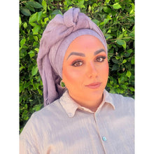 The Lived-In Headwrap - Antique Purple-Long Wrap-The Little Tichel Lady