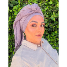 The Lived-In Headwrap - Antique Purple-Long Wrap-The Little Tichel Lady