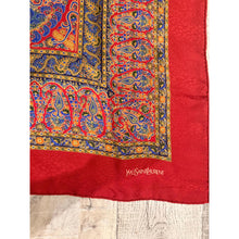 YSL Authentic Vintage Designer Headscarf, Paisley & Floral-Designer headscarf-The Little Tichel Lady