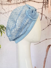 Embellished Hat - Size #2 Blue Lace