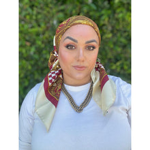 Burberry Authentic Designer Headscarf, Knights in Armor-Designer headscarf-The Little Tichel Lady