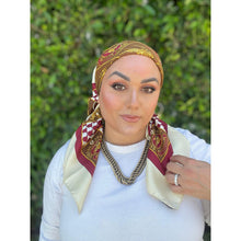 Burberry Authentic Designer Headscarf, Knights in Armor-Designer headscarf-The Little Tichel Lady