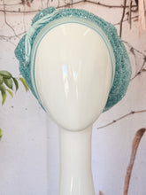 Embellished Hat - Size #2 Turquoise Lace