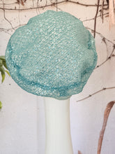 Embellished Hat - Size #2 Turquoise Lace