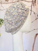 Embellished Hat - Size #2 Blue/Beige-Hat-The Little Tichel Lady