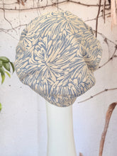 Embellished Hat - Size #2 Blue/Beige-Hat-The Little Tichel Lady