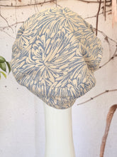 Embellished Hat - Size #2 Blue/Beige-Hat-The Little Tichel Lady