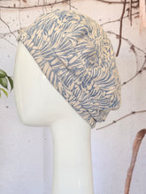 Embellished Hat - Size #2 Blue/Beige-Hat-The Little Tichel Lady