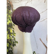 Embellished Slip-on Hat w/ Velcro - Purple-Hat-The Little Tichel Lady