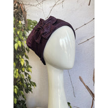 Embellished Slip-on Hat w/ Velcro - Purple-Hat-The Little Tichel Lady