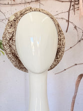 Embellished Hat - Size #2 Brown/Cream