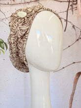Embellished Hat - Size #2 Brown/Cream