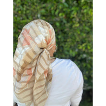 Givenchy Authentic Designer Headscarf, Neutral Print-Designer headscarf-The Little Tichel Lady