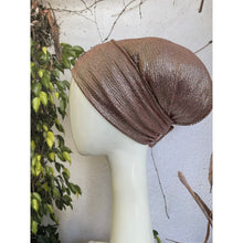 Embellished Slip-on Hat w/ Velcro - Mauve-Hat-The Little Tichel Lady