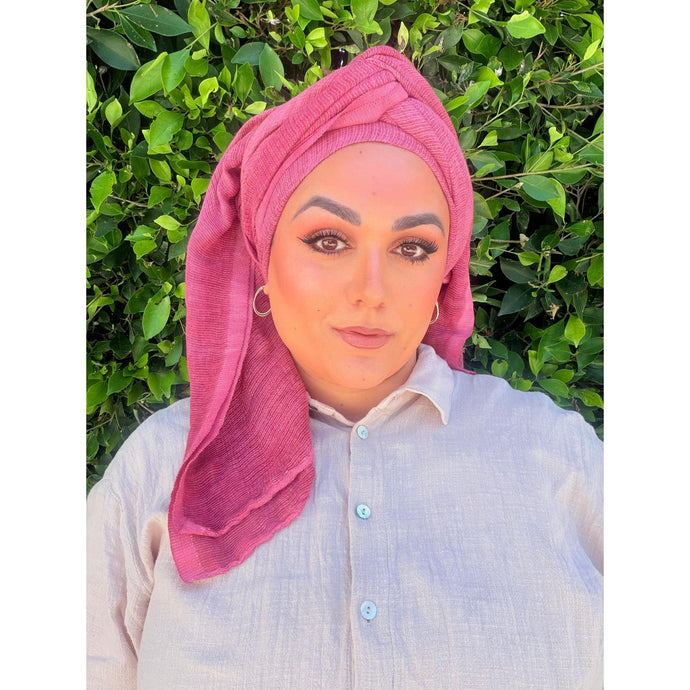 The Lived-In Headwrap - Berry-Long wrap-The Little Tichel Lady