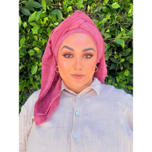 The Lived-In Headwrap - Berry-Long wrap-The Little Tichel Lady