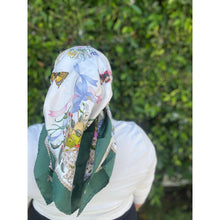 Gucci Authentic Designer Headscarf, Green Flora Print-Designer headscarf-The Little Tichel Lady