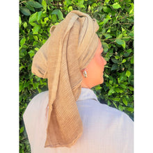 The Lived-In Headwrap - Wheat-Long wrap-The Little Tichel Lady