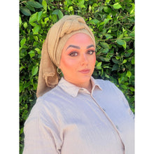 The Lived-In Headwrap - Wheat-Long wrap-The Little Tichel Lady