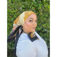Dior Authentic Designer Headscarf, Baroque Print-Designer headscarf-The Little Tichel Lady